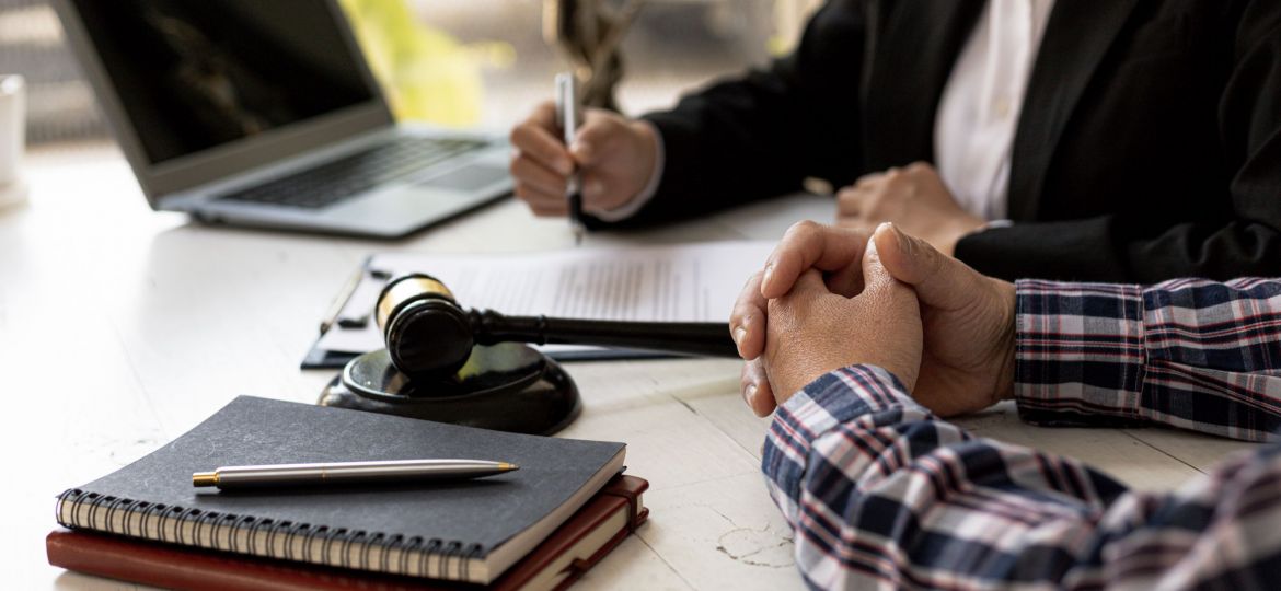 Client was listening to a lawyer advising on an embezzlement cas